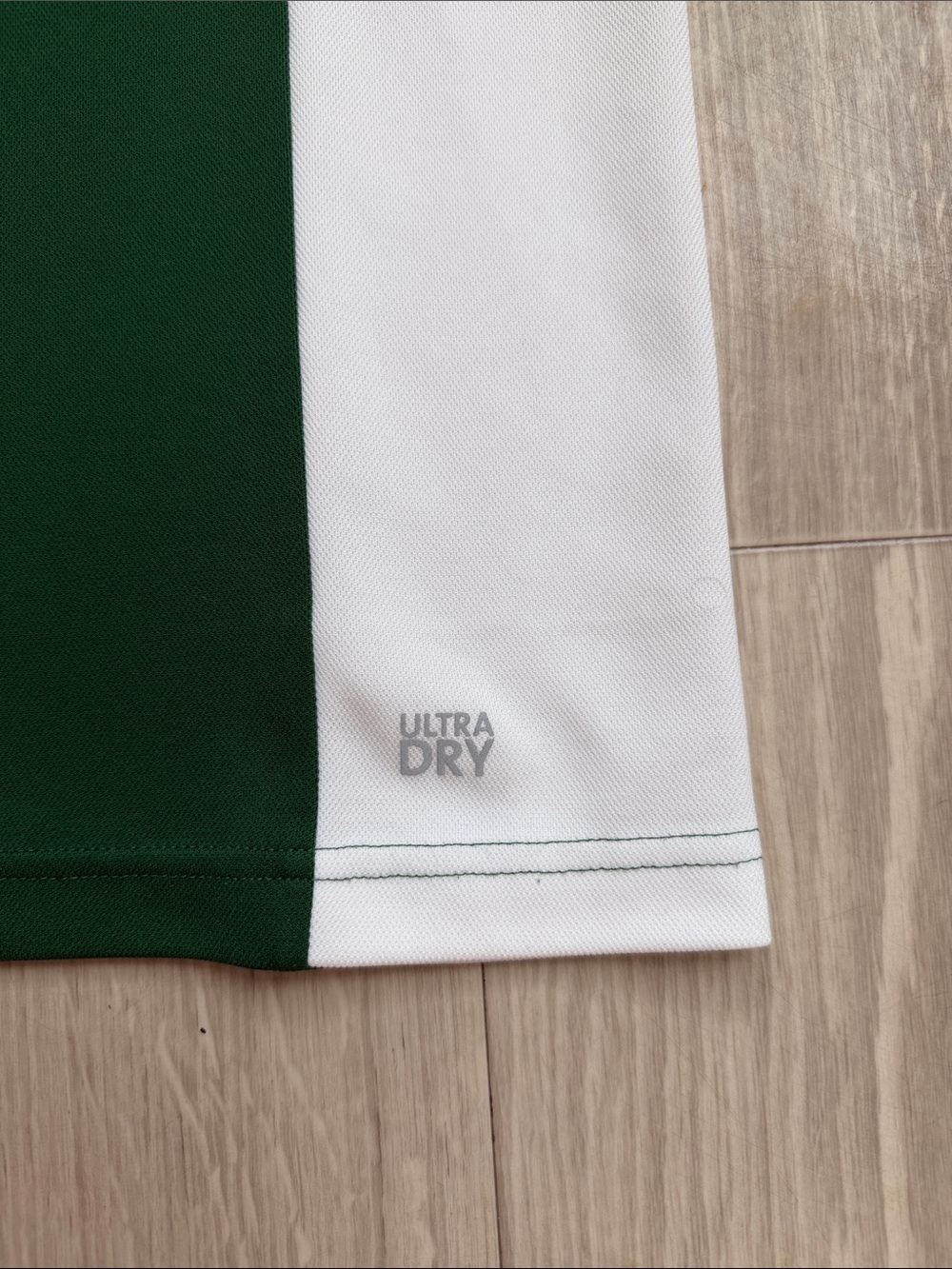 Lacoste Green and White Colorblock Polo - Picture 5 of 6